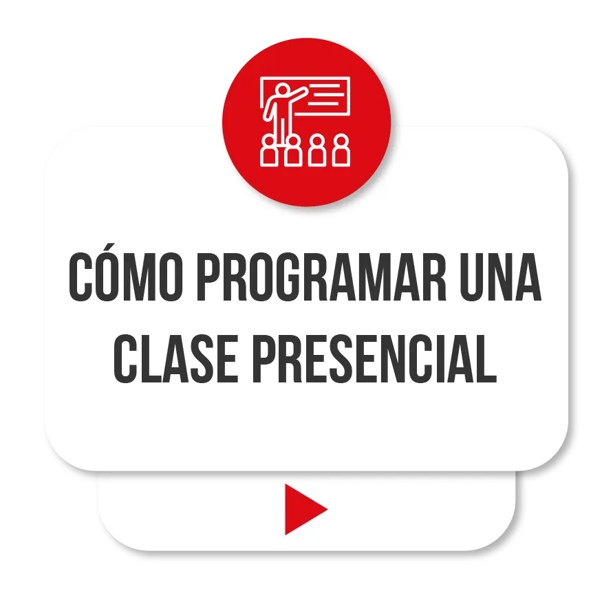 Cómo programar una clase presencial