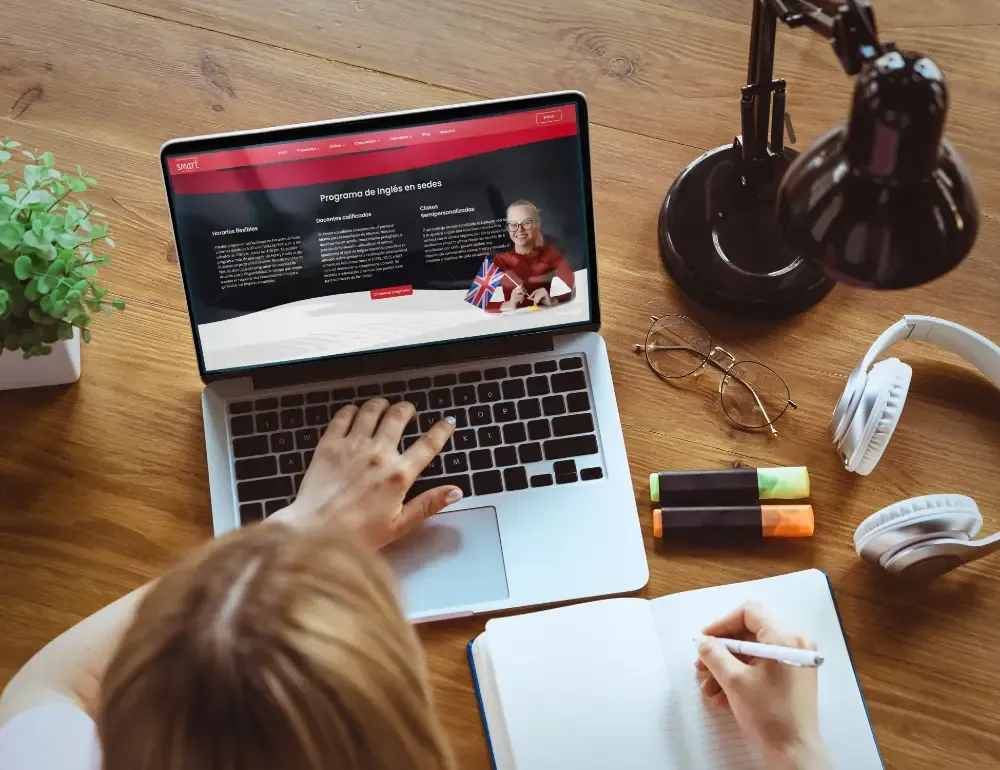 Cursos online de inglés y francés